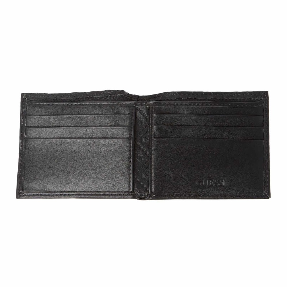GUESS Black Duane Slimfold Wallet - Picture 2 of 2